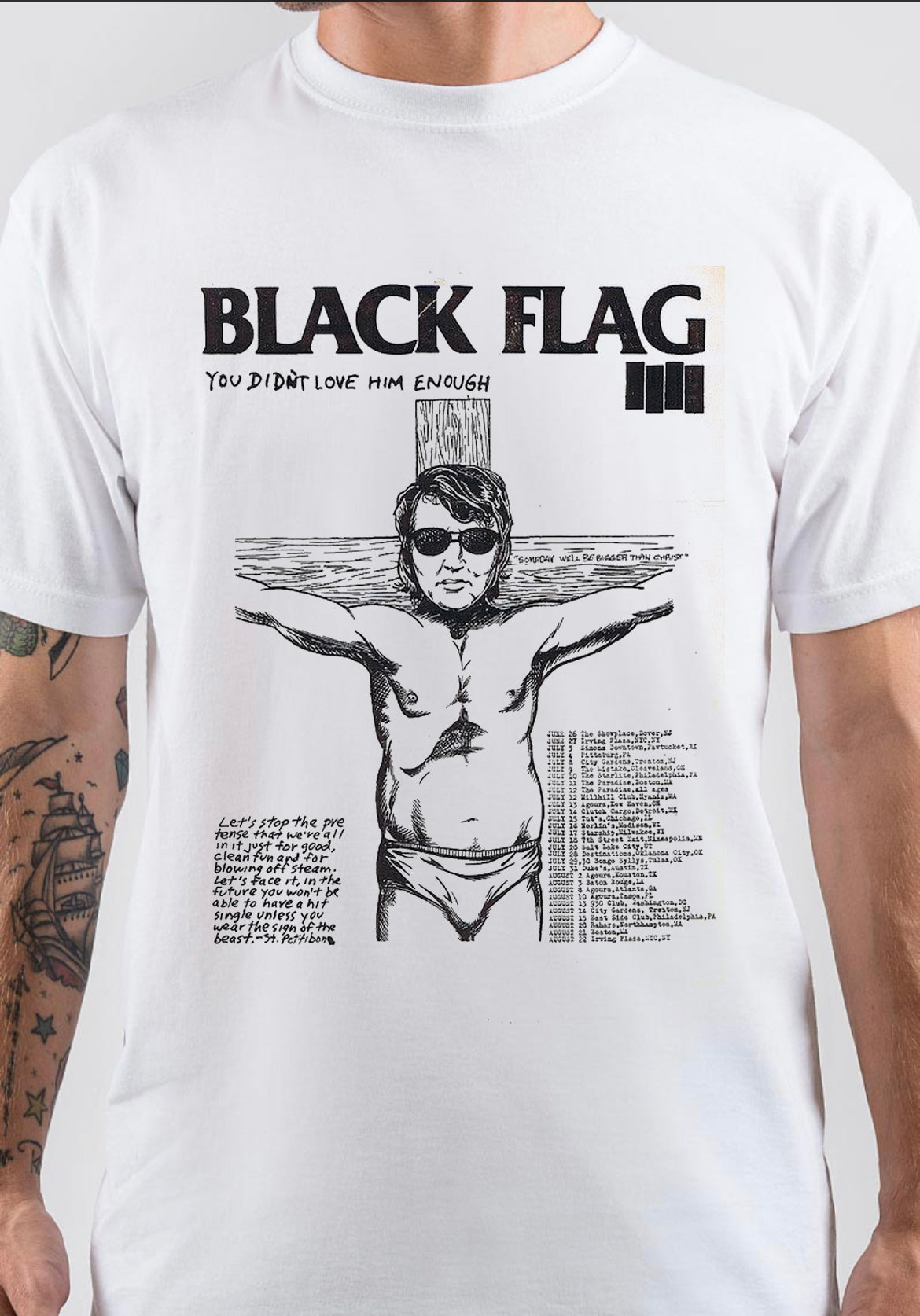 Black Flag T-Shirt, Trending POD Shirt for Vintage Streetwear