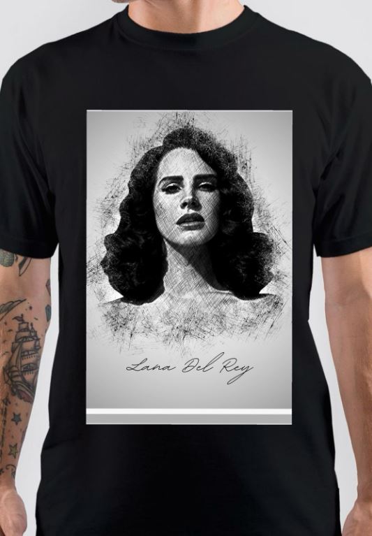 Lana Del Rey T-Shirt, Retro Graphic Tee for Print on Demand Fans