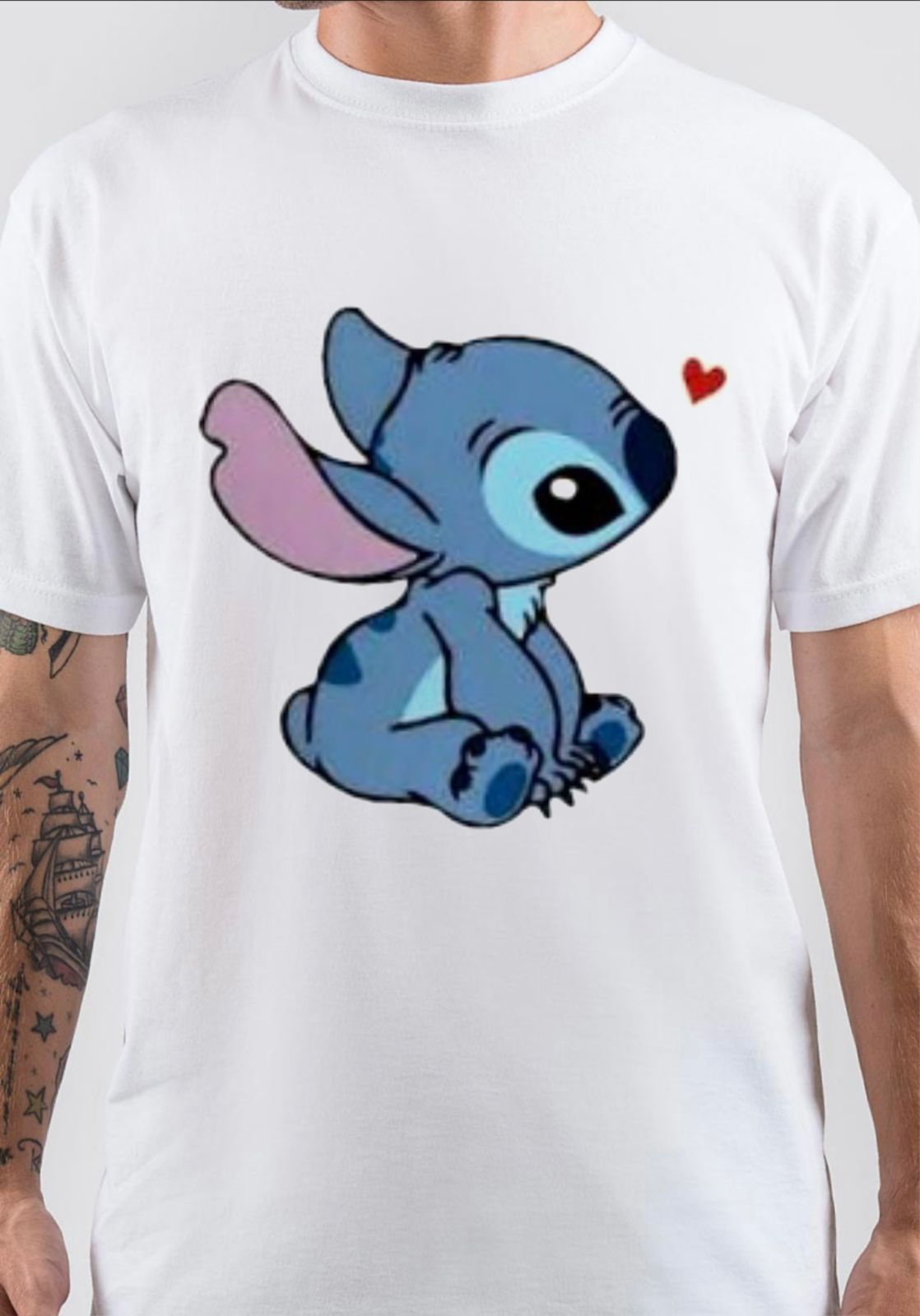 Stitch T-Shirt, Unique Graphic Tee for Fan Merch Style for Gifts