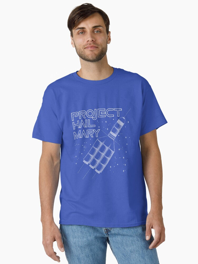 Project Hail Mary T-Shirt, Throwback Tee for Retro Outfit Ideas