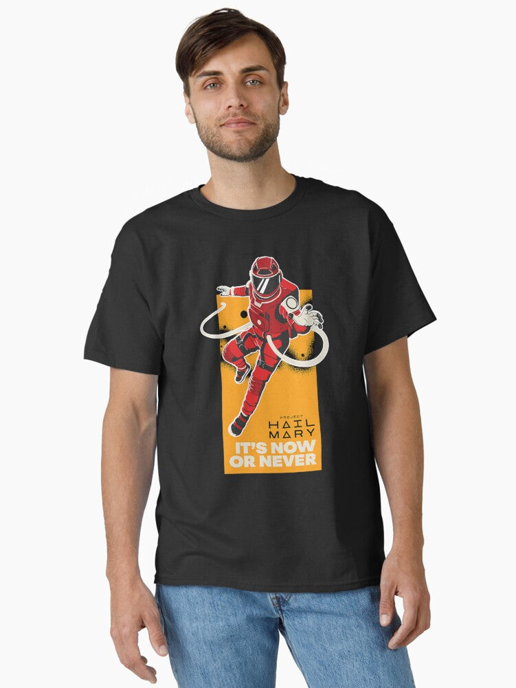 Project Hail Mary T-Shirt, Clean Graphic Tee for Minimalist Style