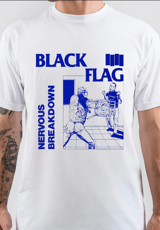 Black Flag T-Shirt, Niche Graphic Tee for Print on Demand Lovers