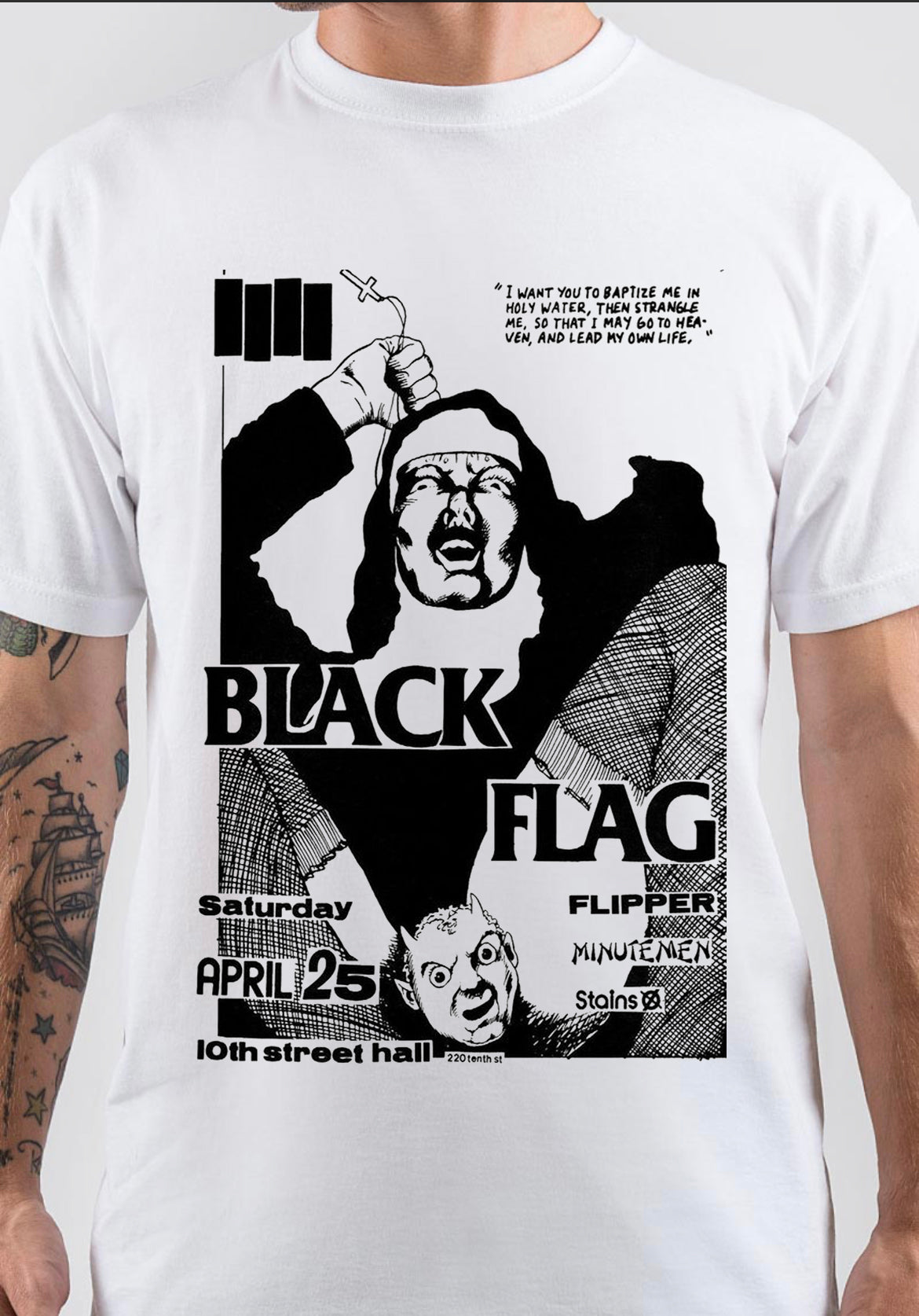 Black Flag T-Shirt, Funny Viral Graphic Tee for Casual Outfit