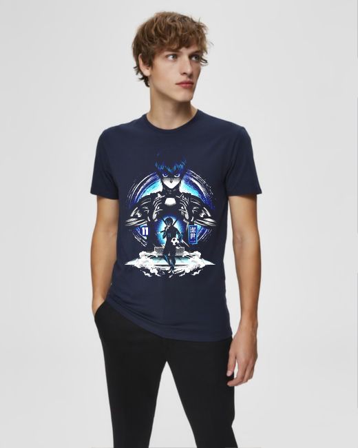 Blue Lock T-Shirt, Vintage POD Graphic Tee for Streetwear Fans
