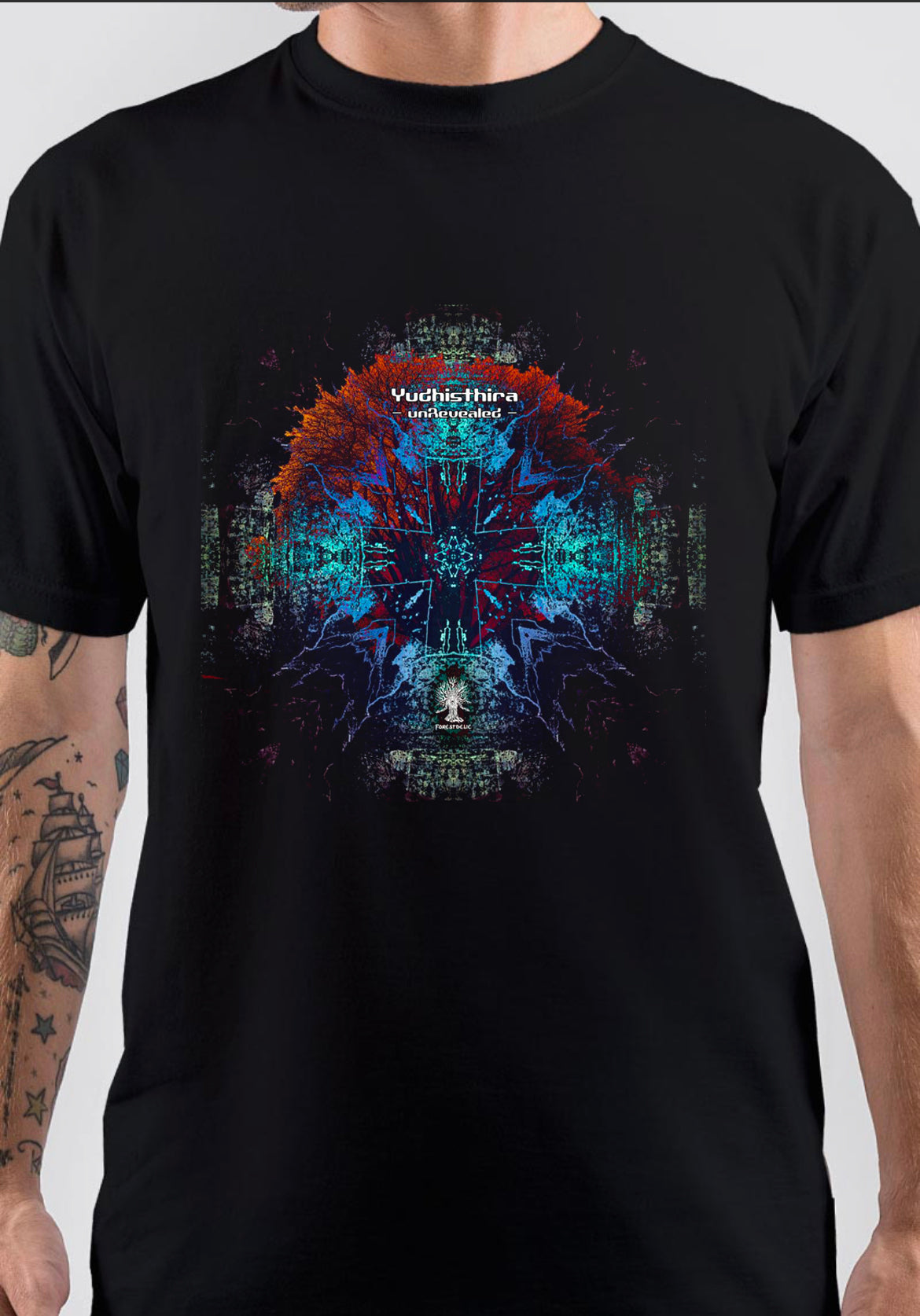 Forestdelic Records T-Shirt, Unique Graphic Tee for Fan Merch Style
