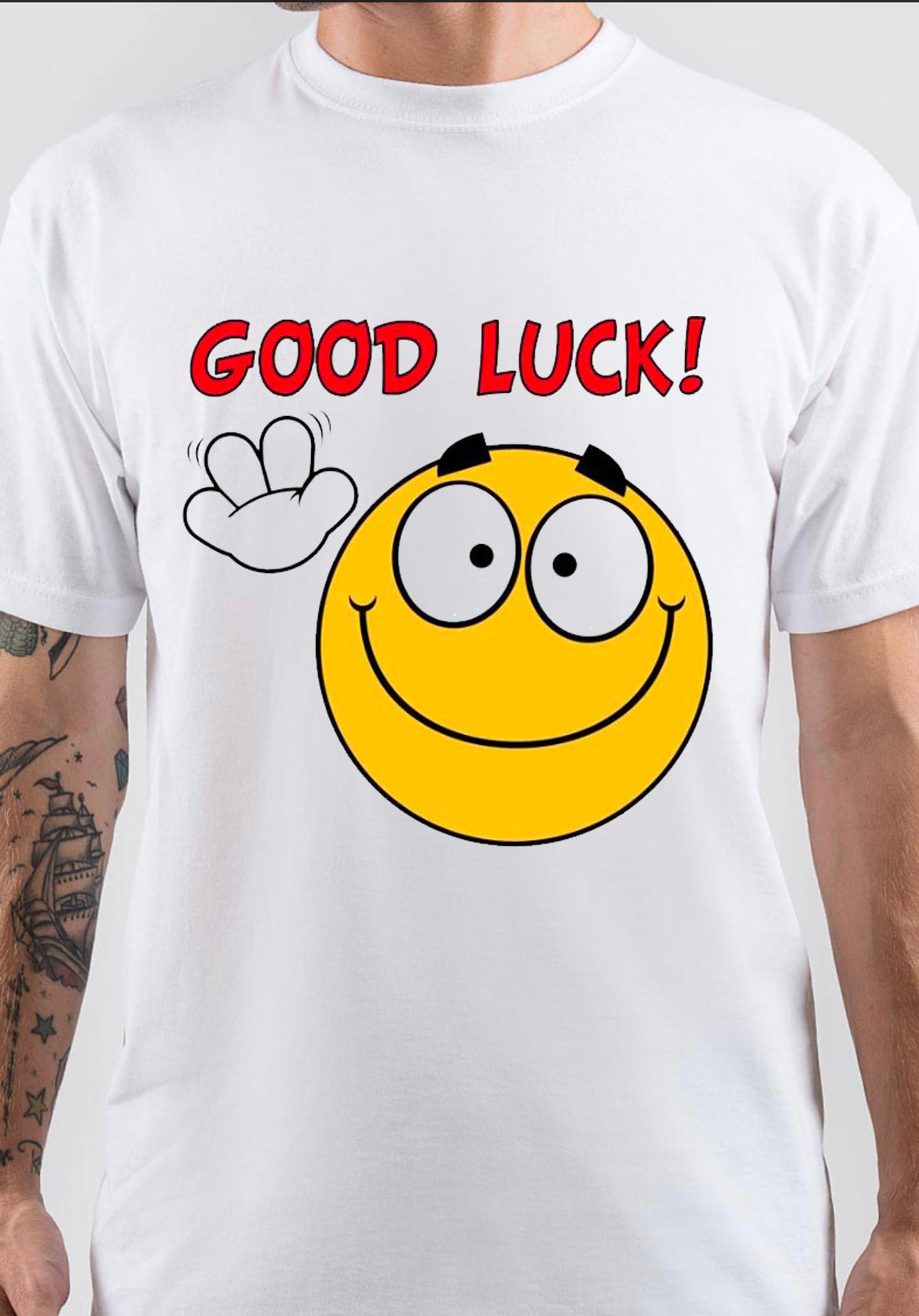 Good Luck T-Shirt, Trending POD Shirt for Vintage Streetwear
