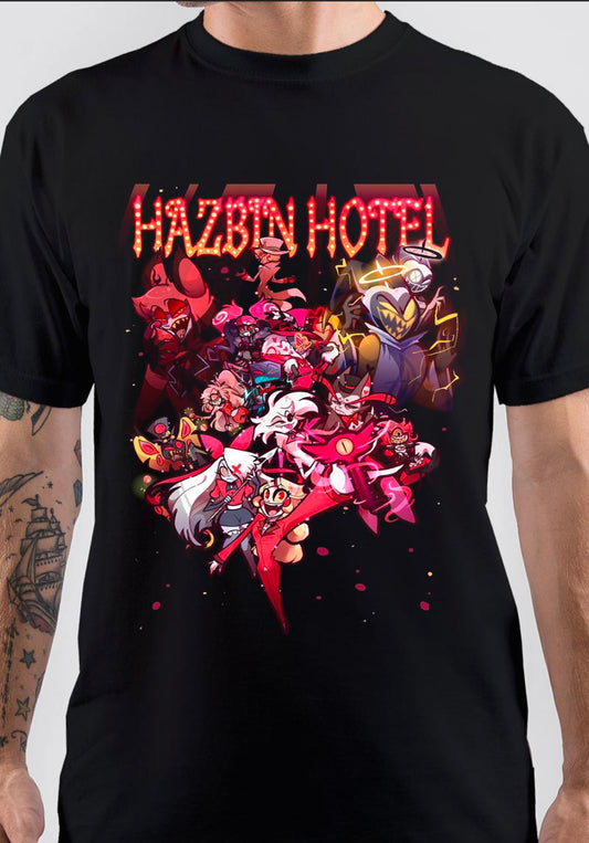 Hazbin Hotel T-Shirt, Unique Graphic Tee for Fan Merch Style