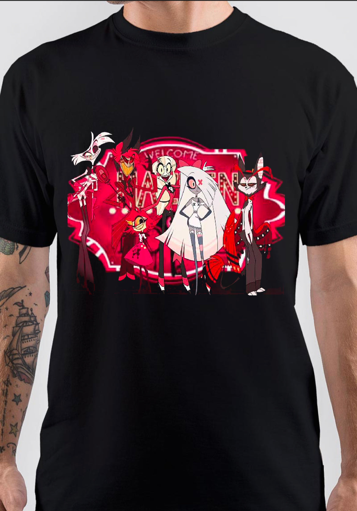 Hazbin Hotel T-Shirt, Trending POD Shirt for Vintage Streetwear