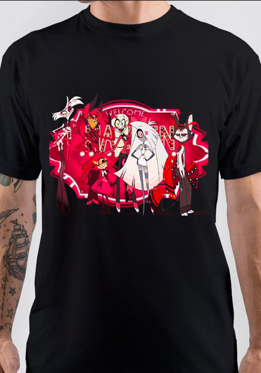 Hazbin Hotel T-Shirt, Trending POD Shirt for Vintage Streetwear