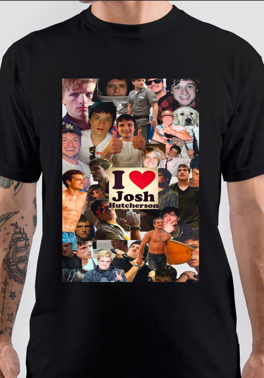 Josh Hutcherson T-Shirt, Trendy Fan Gift Tee for Streetwear Looks