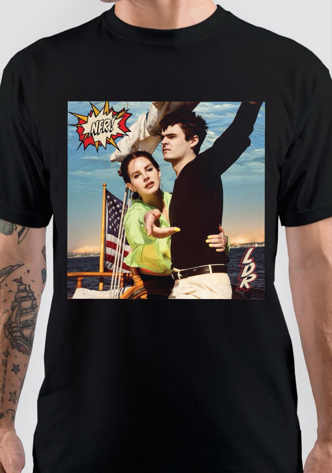 Lana Del Rey T-Shirt, Y2K Inspired Graphic Tee for Streetwear Fans