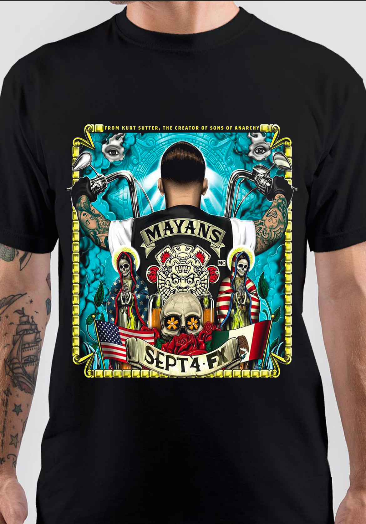 Mayans M.C T-Shirt, Trending POD Shirt for Vintage Streetwear