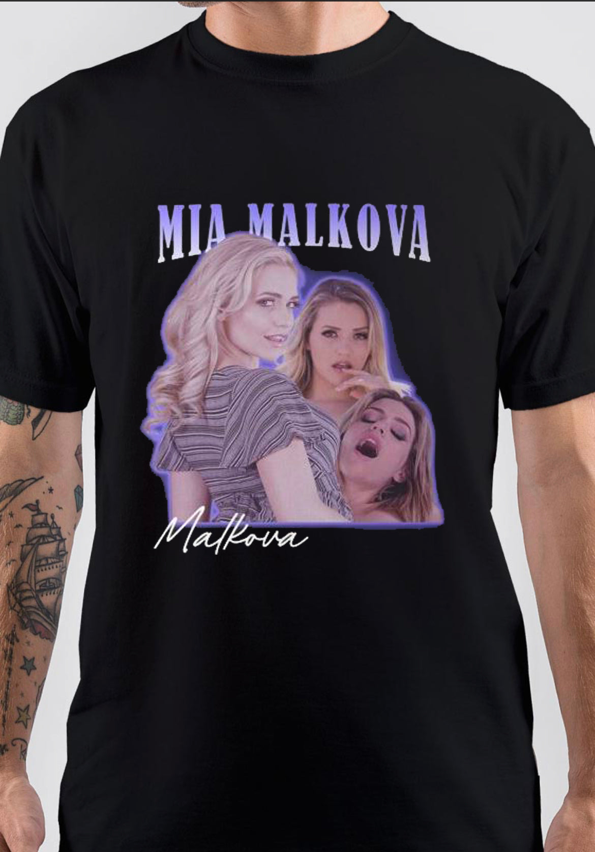 Mia Malkova T-Shirt, Funny Viral Graphic Tee for Casual Outfit