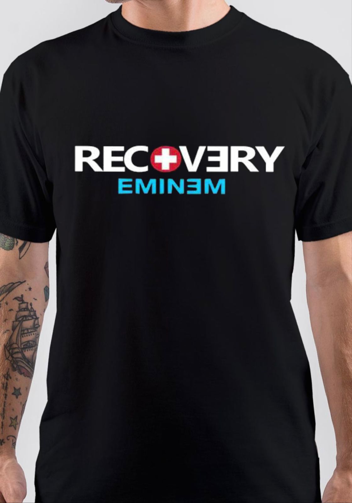 Recovery T-Shirt, Vintage POD Graphic Tee for Streetwear Fans
