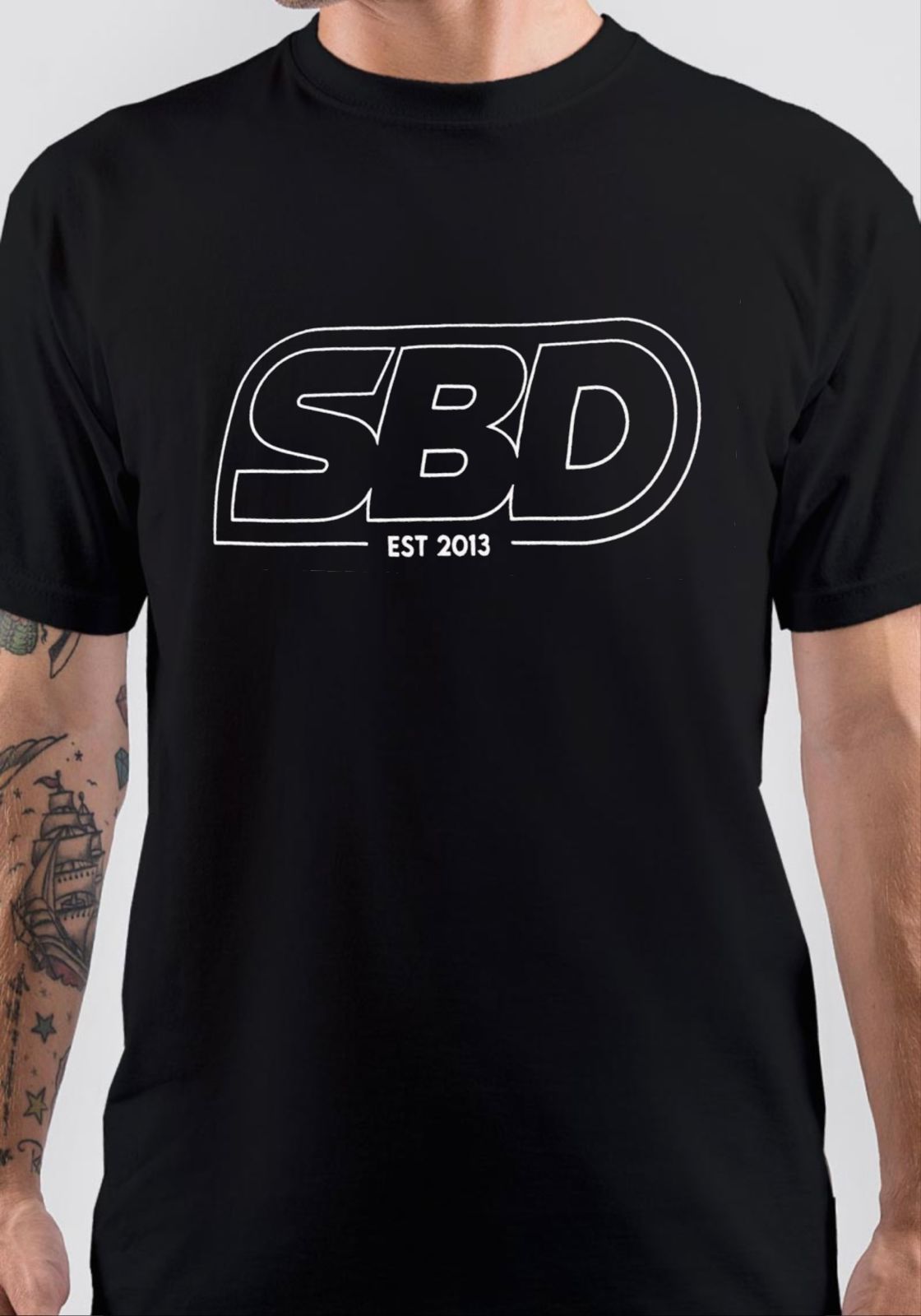 SBD T-Shirt, Retro Graphic Tee for Print on Demand Fans