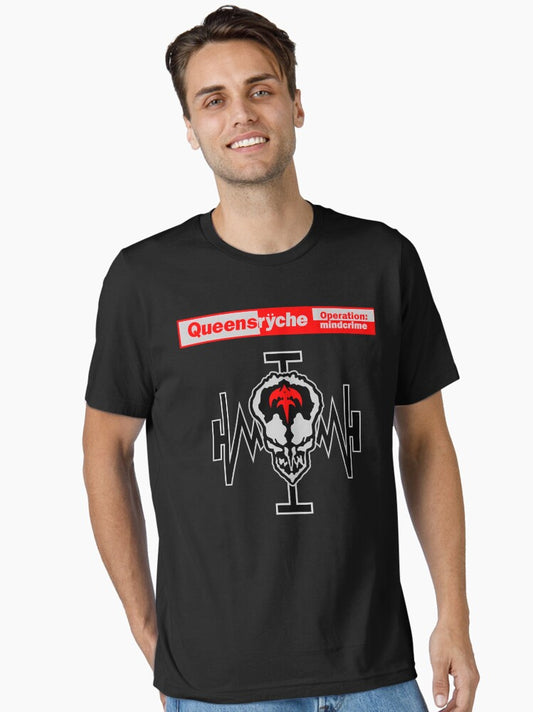 Queensryche T-Shirt, Vintage POD Graphic Tee for Streetwear Fans