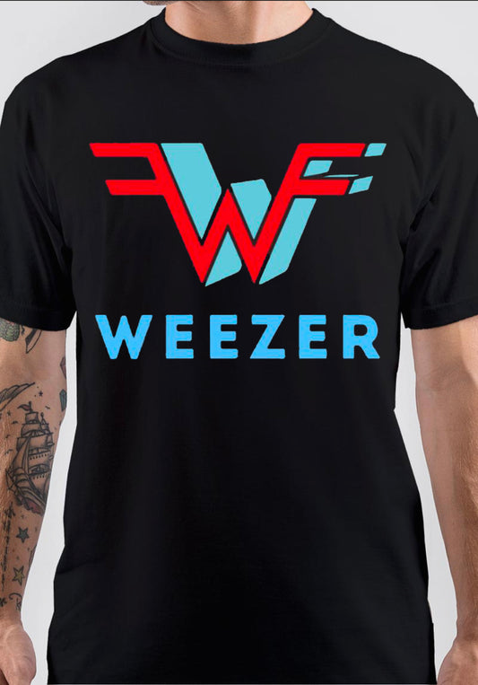 Weezer T-Shirt, Unique Graphic Tee for Fan Merch Style for Fans